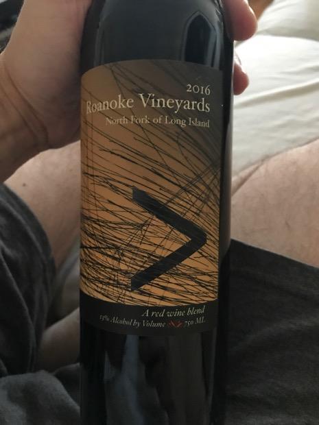 2017 Roanoke Vineyards A Red Wine Blend, USA, New York, Long Island ...