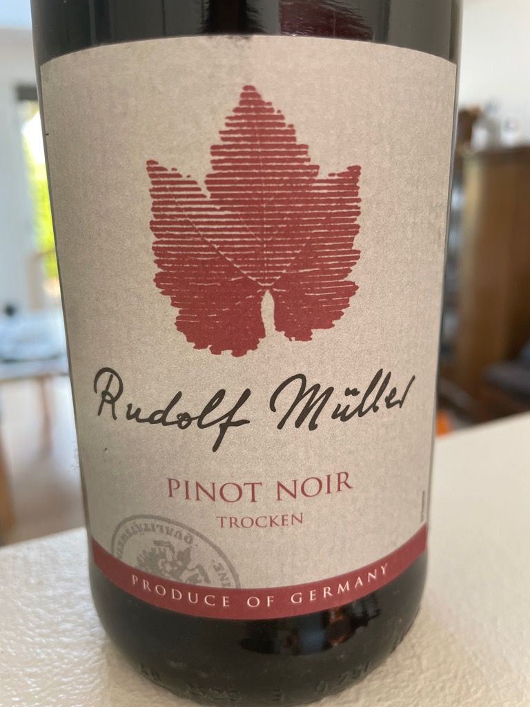 2002 Rudolf Müller Pinot Noir trocken, Germany, Mosel Saar Ruwer ...