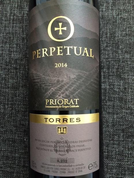 2014 Torres Priorat Perpetual Spain Catalunya Priorat CellarTracker 2014 Torres Priorat Perpetual Spain Catalunya Priorat CellarTracker