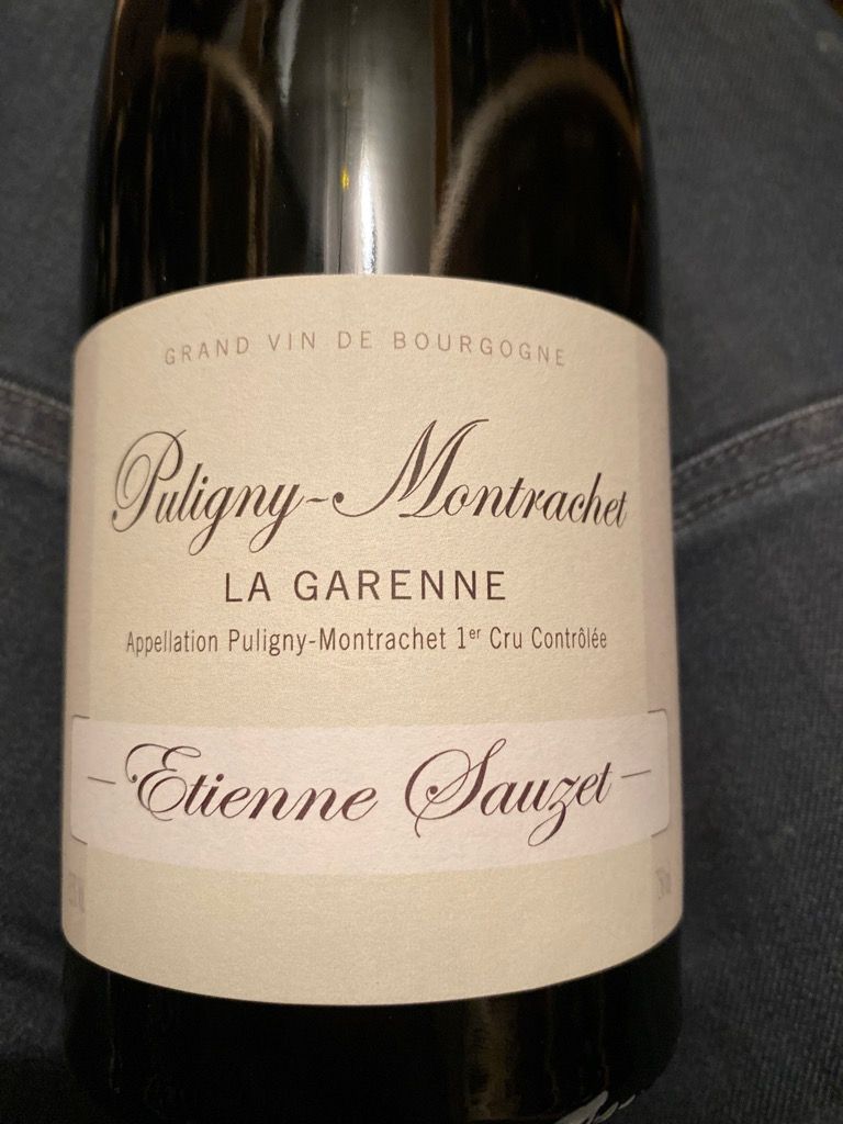 2018 Etienne Sauzet Puligny-Montrachet 1er Cru La Garenne