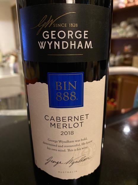 2017 George Wyndham Bin 888 Cabernet Merlot - CellarTracker