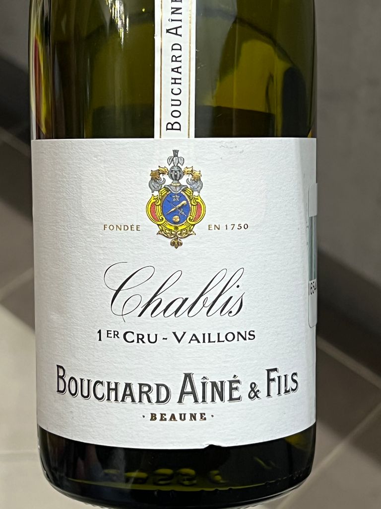2016 Bouchard Aîné & Fils Chablis 1er Cru Vaillons - CellarTracker