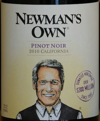 Newman's own Pinot Noir 2011 glass 750ml (894509008052)
