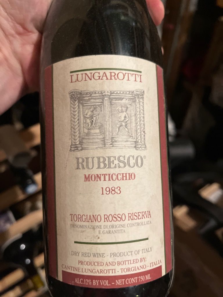 1985 Lungarotti Torgiano Rubesco Riserva Vigna Monticchio