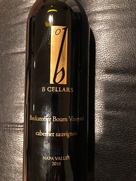 2016 B Cellars Cabernet Sauvignon Beckstoffer Bourn Vineyard, USA ...