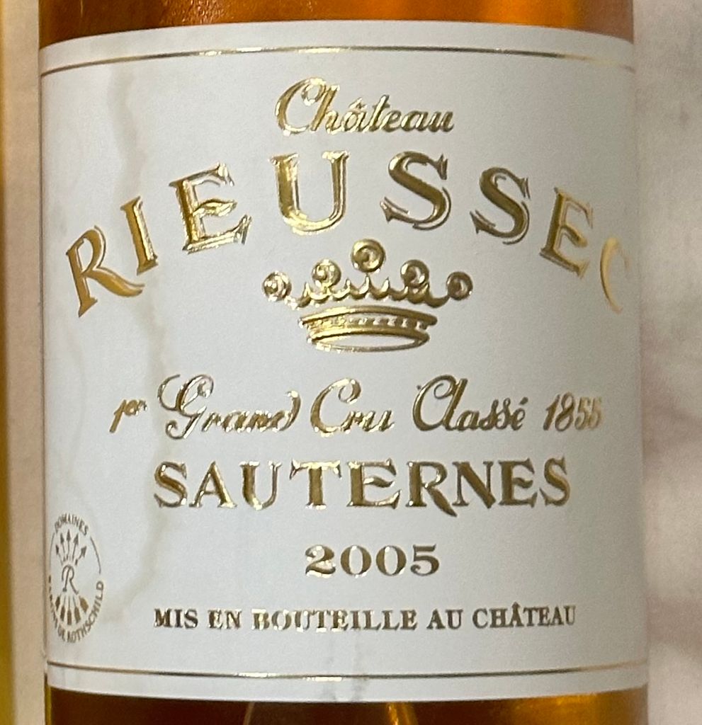2005 Château Rieussec - CellarTracker