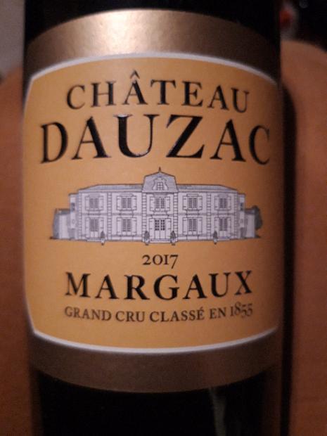 2017 Château Dauzac, France, Bordeaux, Médoc, Margaux - CellarTracker