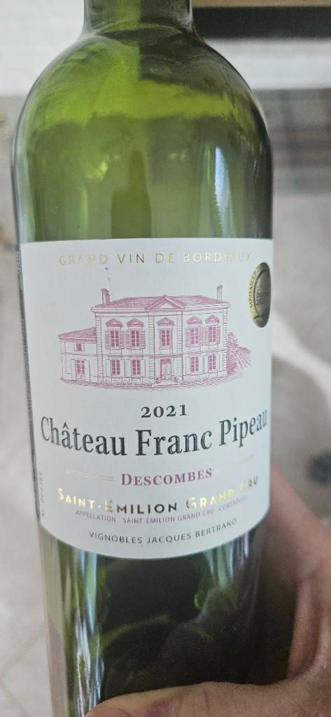 2020 Château Franc-Pipeau Descombes, France, Bordeaux, Libournais ...