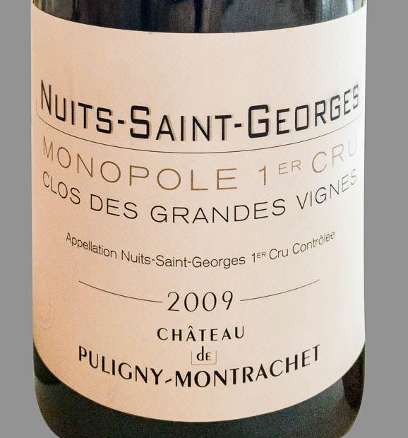 2009 Château de Puligny-Montrachet Nuits-Saint-Georges 1er Cru