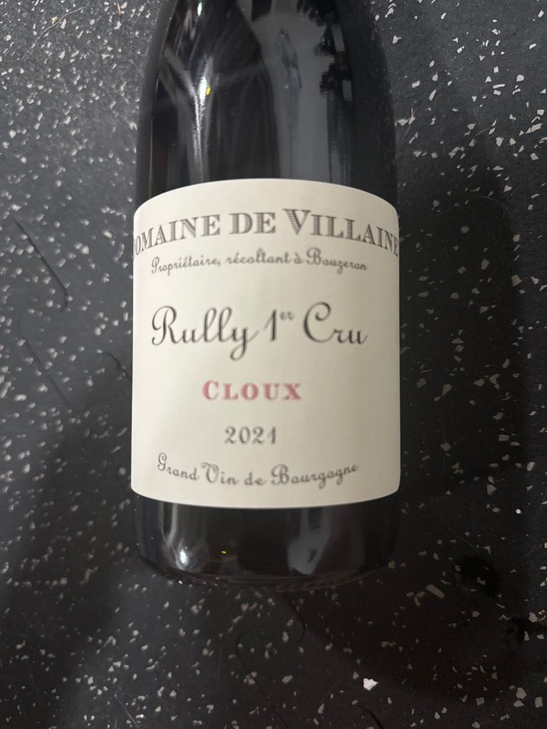 2022 A. et P. de Villaine Rully 1er Cru Les Cloux, France, Burgundy ...