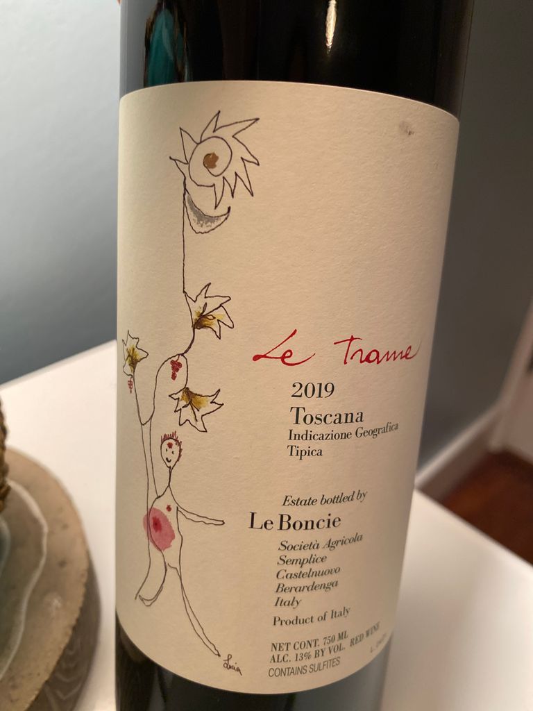 2019 Podere le Boncie (Giovanna Morganti) Le Trame Toscana IGT