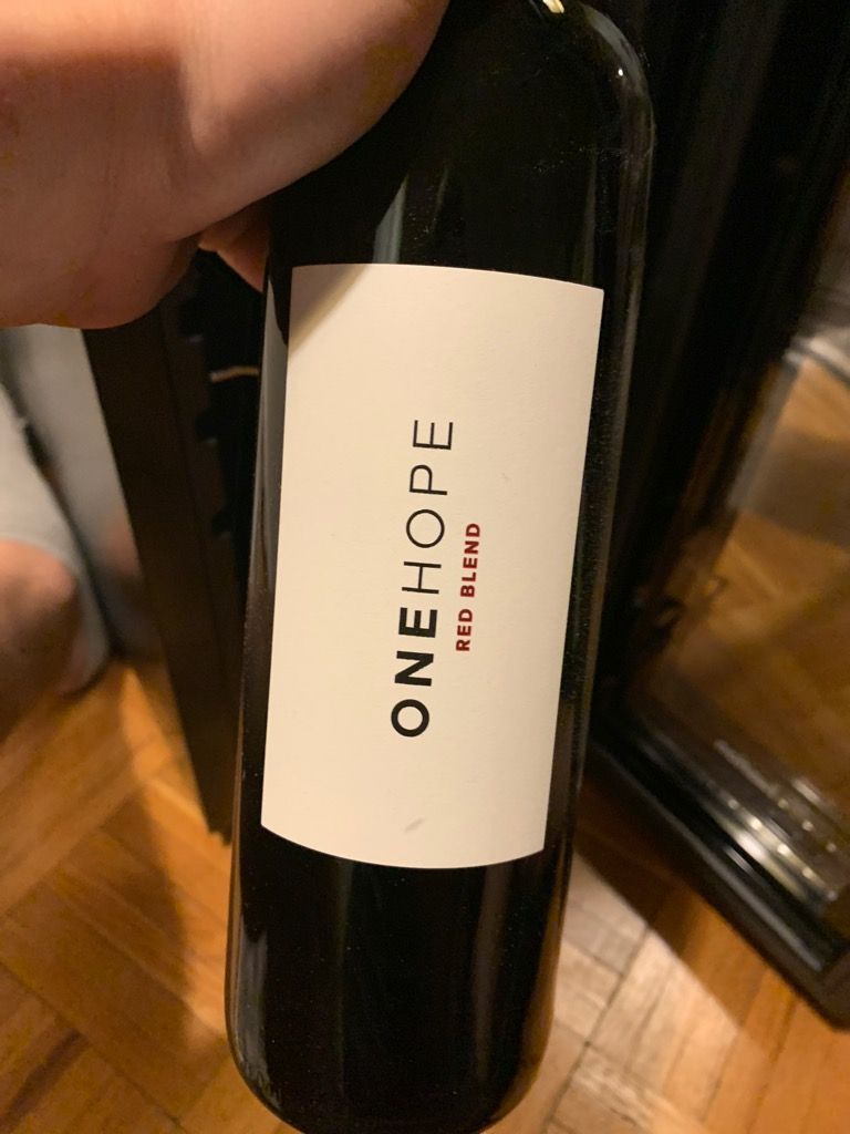 2018 One Hope Red Wine Blend, USA, California CellarTracker