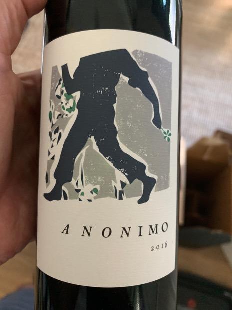 2019 Anonimo Paso Robles CellarTracker