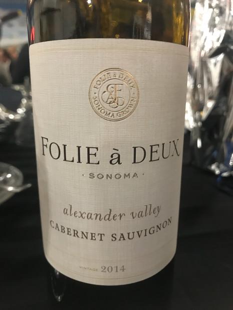15 Folie A Deux Cabernet Sauvignon Alexander Valley Usa California Sonoma County Alexander Valley Cellartracker
