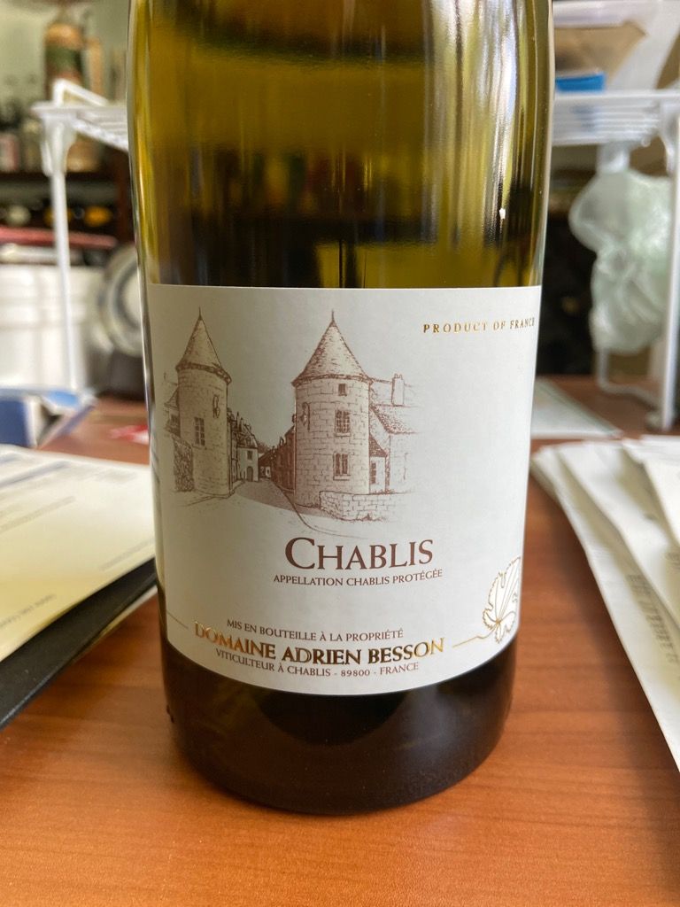 2018 Domaine Adrien Besson Chablis - CellarTracker