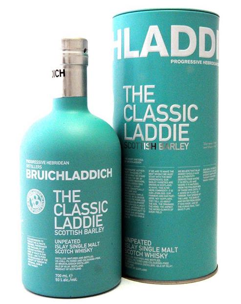 All vintages of Bruichladdich The Classic Laddie Single Malt Scotch Whisky,...