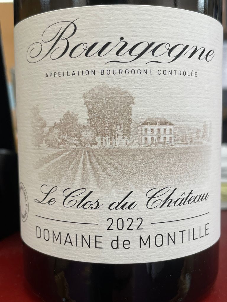 2022 Domaine de Montille Bourgogne Blanc Le Clos du Chateau