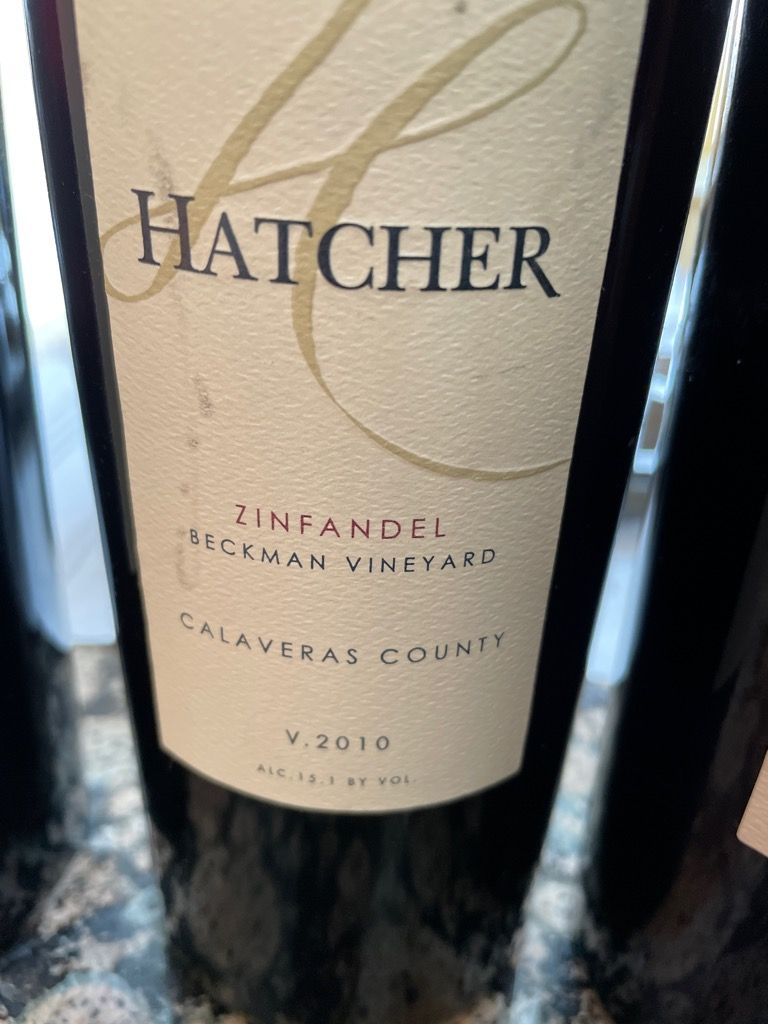 2008 Hatcher Winery Zinfandel Beckman, USA, California, Sierra
