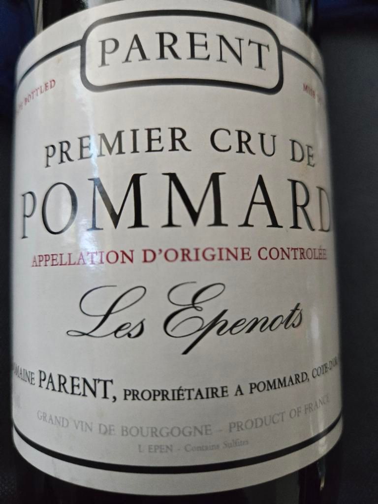 2016 Domaine Parent Pommard 1er Cru Les Épenots - CellarTracker