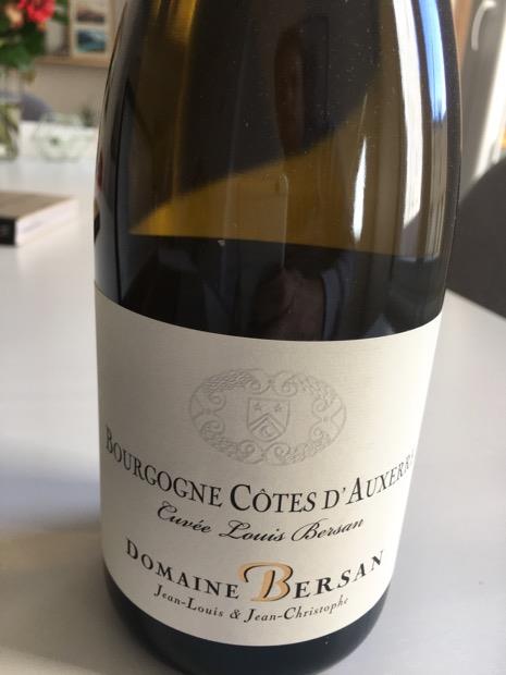 2019 Domaine Bersan Bourgogne Côtes d'Auxerre Cuvée Louis Bersan