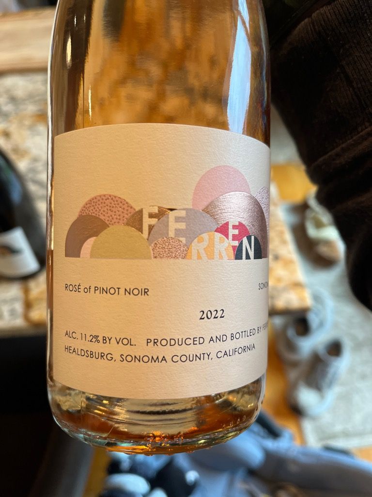 2022 Ferren Wines Pinot Noir Rosé, USA, California, Sonoma County ...