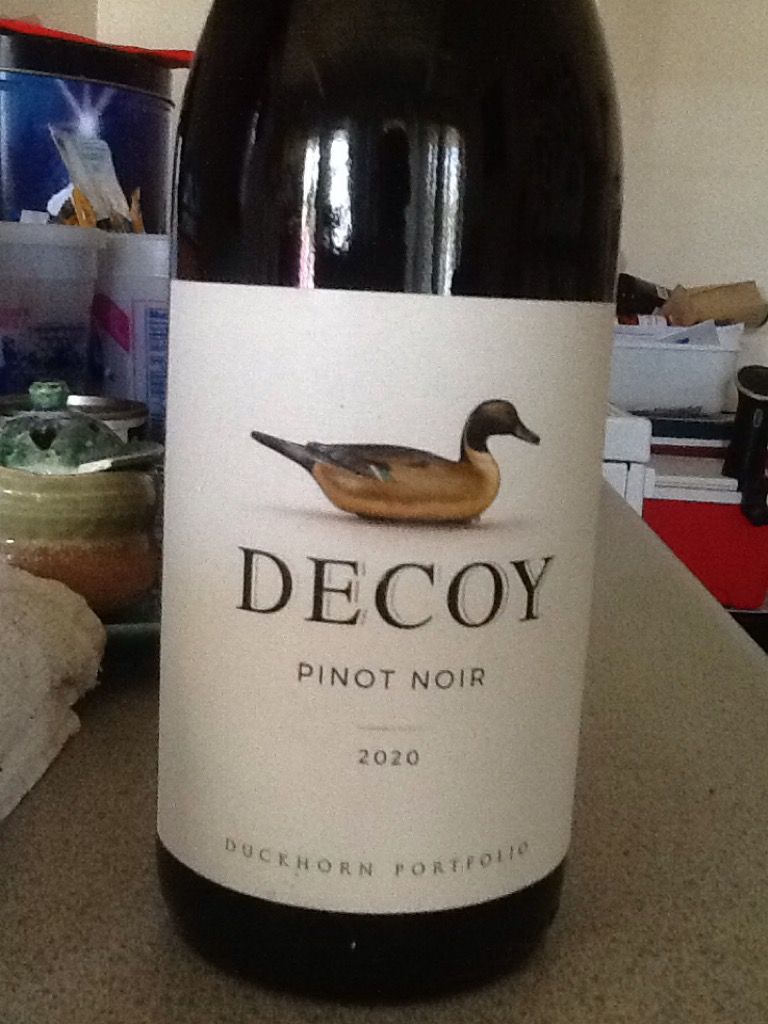 2020 Decoy Pinot Noir, USA, California CellarTracker
