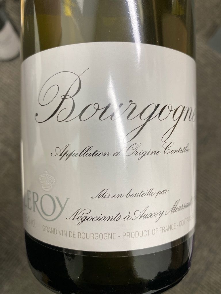 ワイン Leroy Chateau Bourgogne 2014 750ml 2014 Leroy Bourgogne Blanc, Burgundy, France | prices