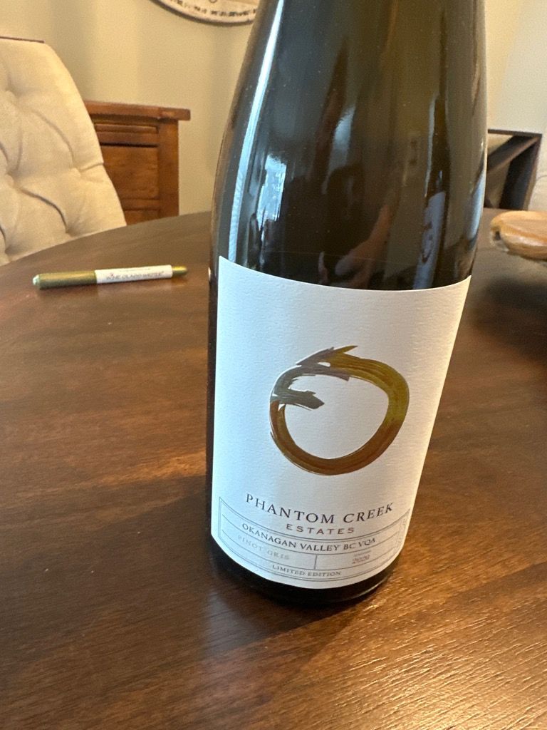 2020 Phantom Creek Estates Pinot Gris - CellarTracker
