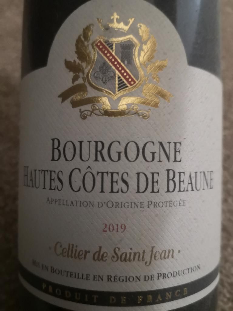 2018 Cellier de CellarTracker Bourgogne Hautes-Côtes Rouge Saint - Jean de Beaune