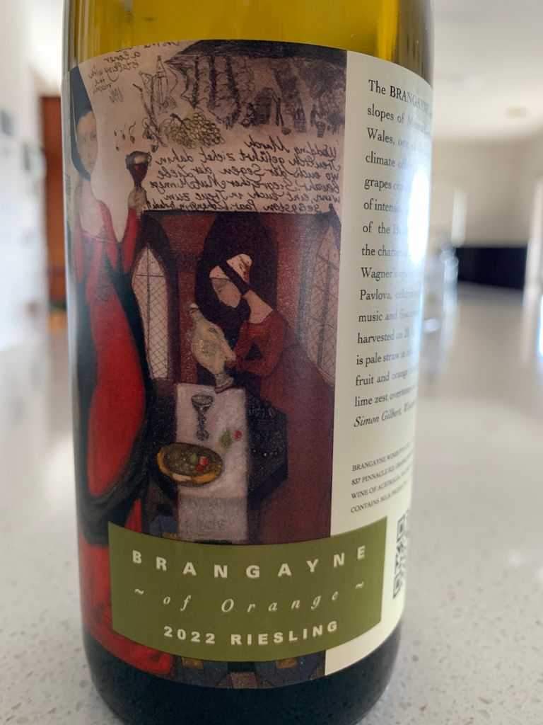 2022 Brangayne of Orange Riesling, Australia, New South Wales, Central ...