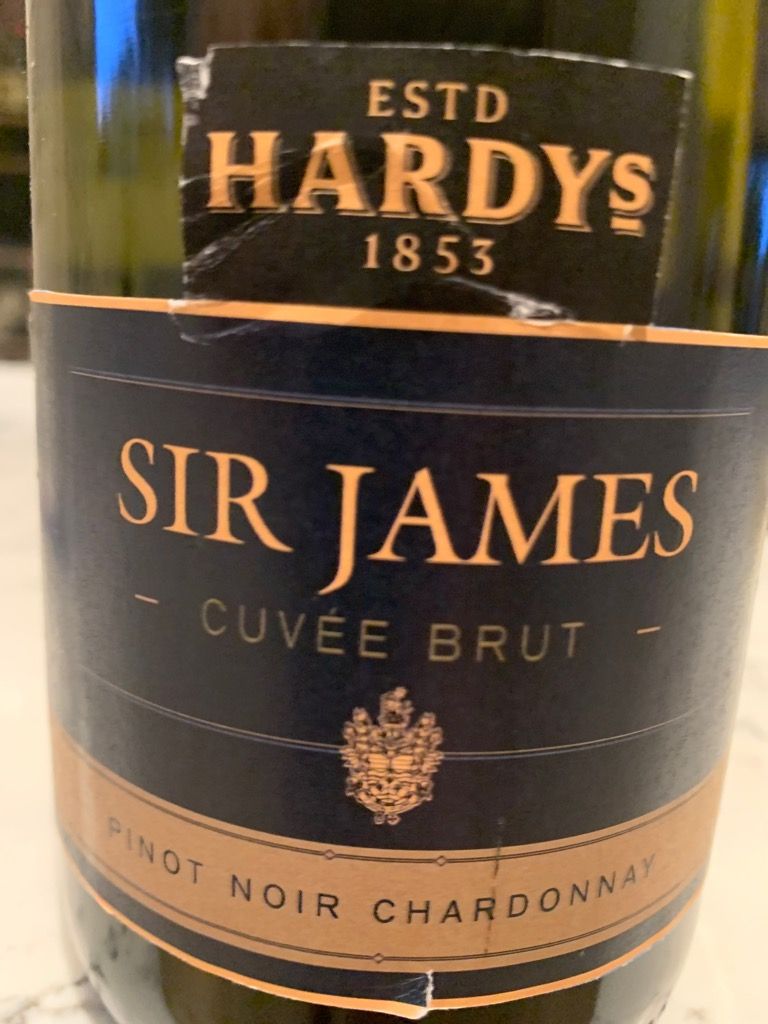 N.V. Hardys Sir James Cuvee Brut Pinot Noir Chardonnay - CellarTracker