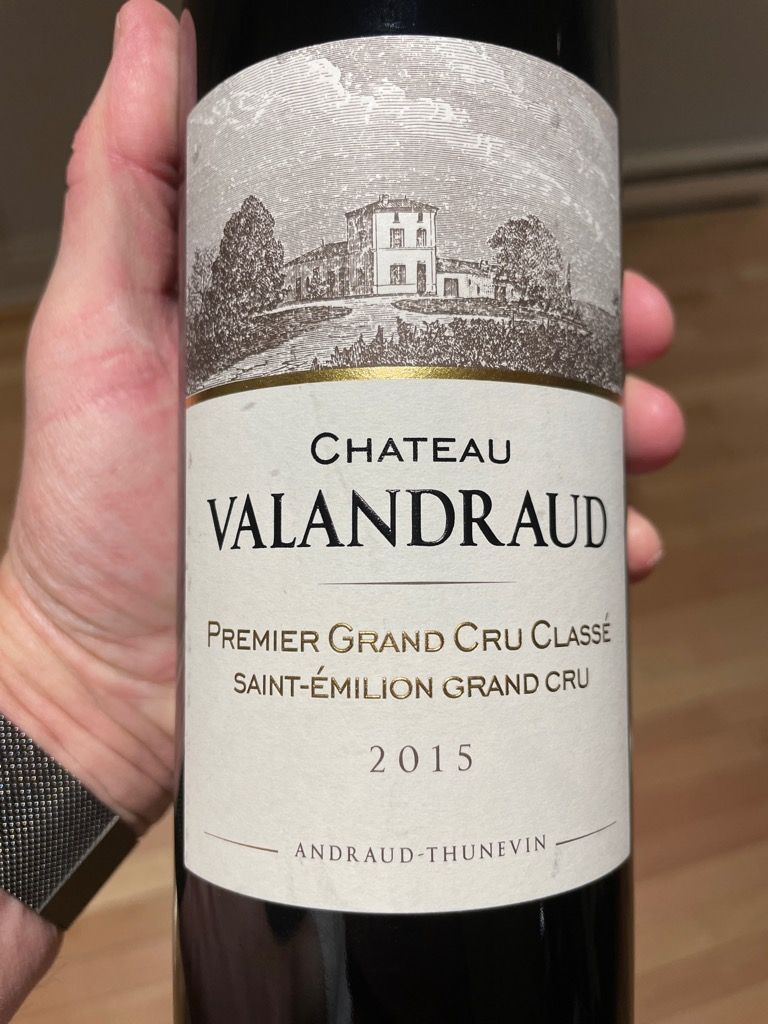 2015 Château Valandraud - CellarTracker
