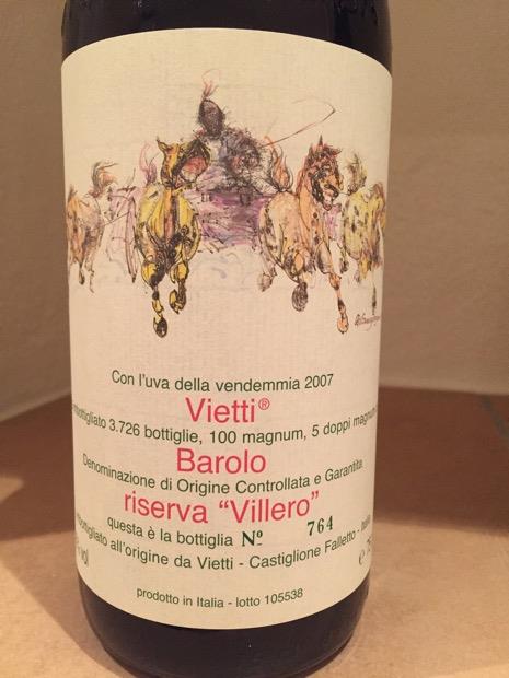 2007 Vietti Barolo Riserva Villero - CellarTracker