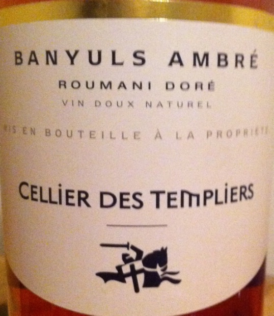 NV Cellier des Templiers Banyuls Roumani Dore, France, Languedoc Roussillon, Roussillon, Banyuls NV Cellier des Templiers Banyuls Roumani Dore, France, Languedoc Roussillon, Roussillon, Banyuls