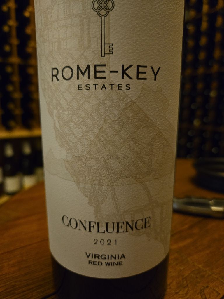 2021 Rome-Key Estates Confluence, USA, Virginia - CellarTracker