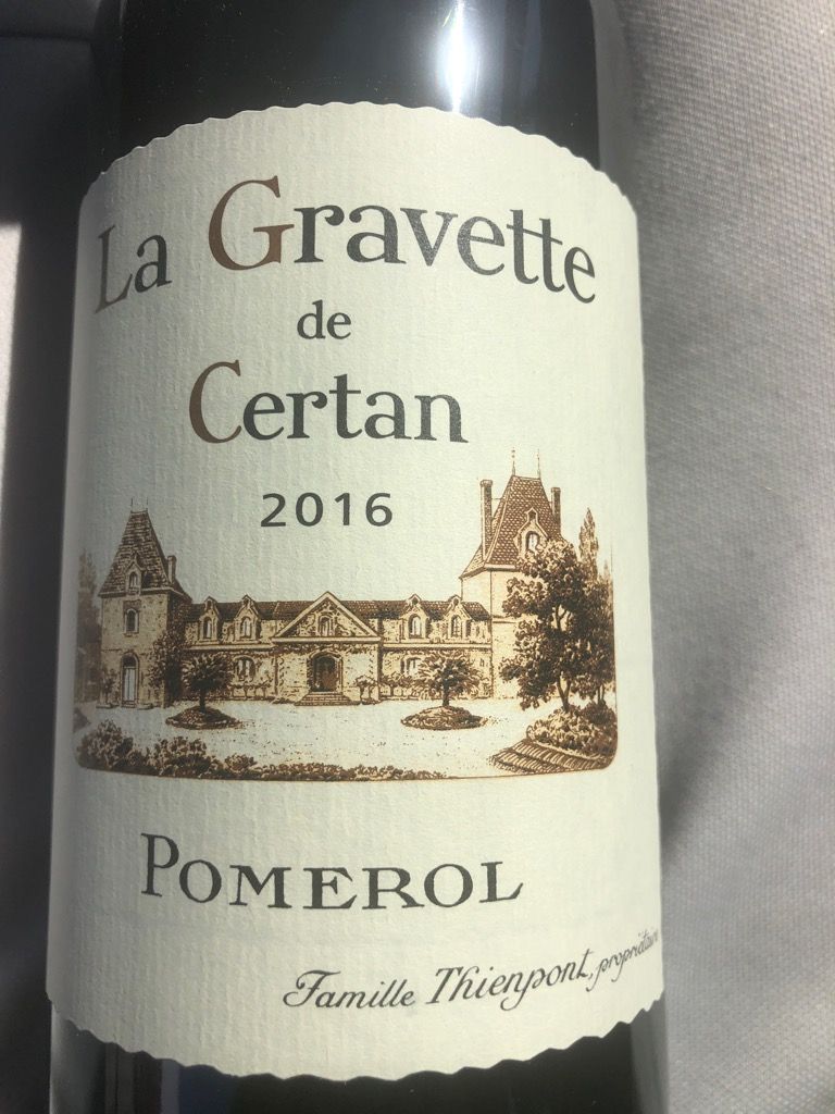 2016 Vieux Château Certan La Gravette de Certan - CellarTracker