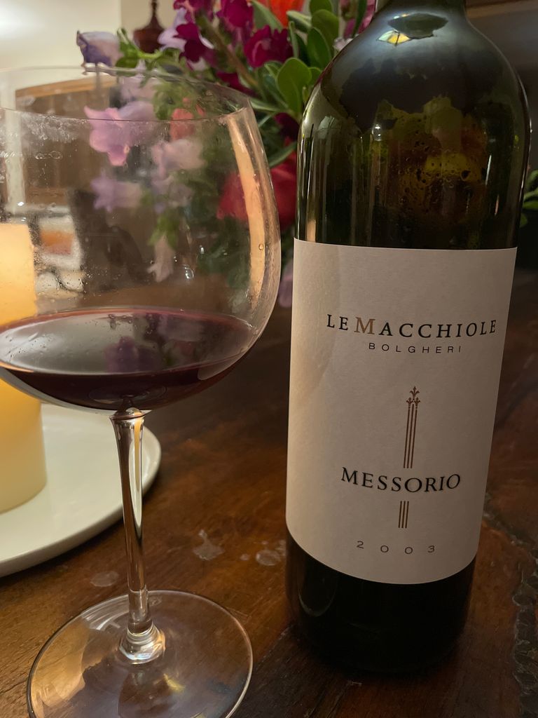 2003 Le Macchiole Messorio Toscana IGT - CellarTracker