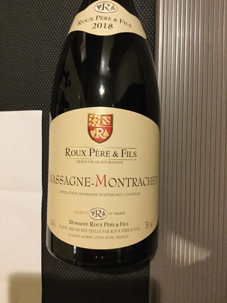 2020 Roux Père & Fils Chassagne-Montrachet Les Chaumes - CellarTracker