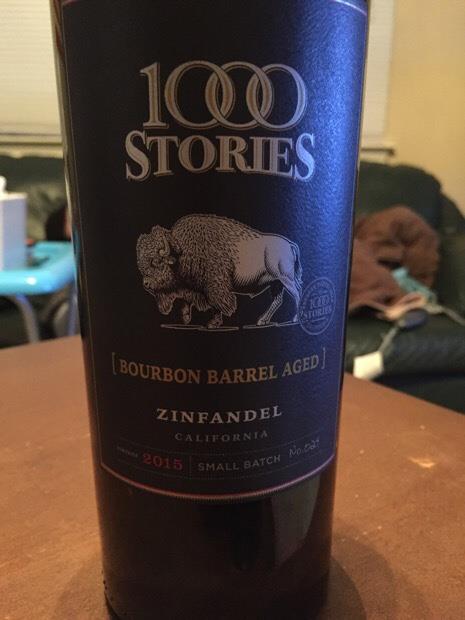 2016 1000 Stories Zinfandel Bourbon Barrel Aged - CellarTracker