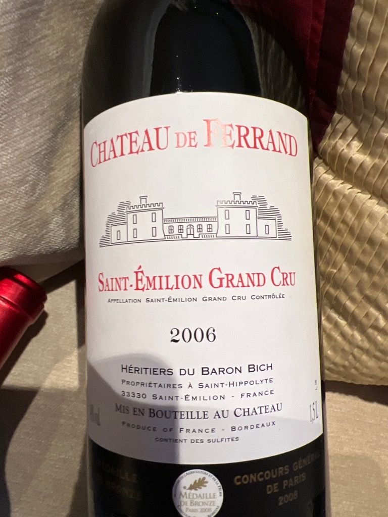 2006 Château de Ferrand - CellarTracker