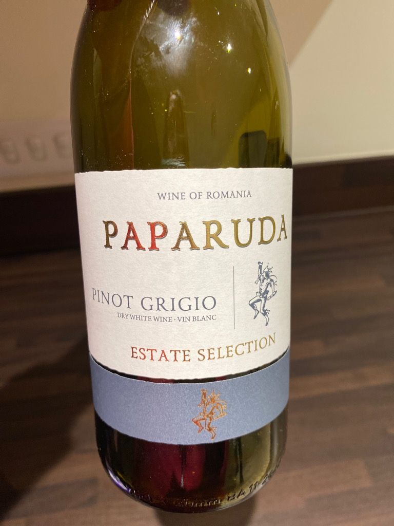 2018 Paparuda Pinot Grigio, Romania, Banat, Recaș - CellarTracker