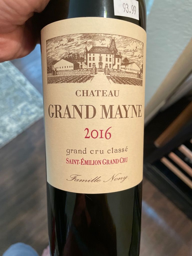 2016 Château Grand Mayne - CellarTracker