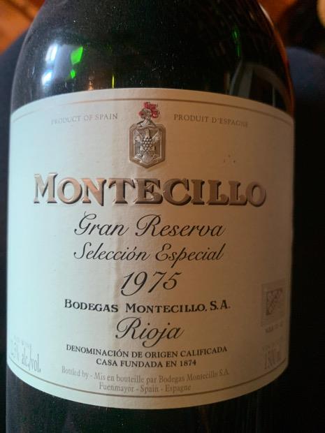 1975 Bodegas Montecillo Rioja Gran Reserva Seleccion Especial, Spain ...