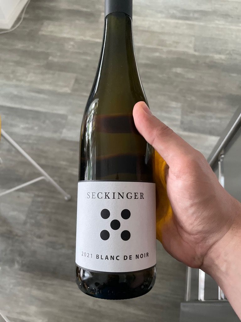 2022 Seckinger Blanc de Noir CellarTracker