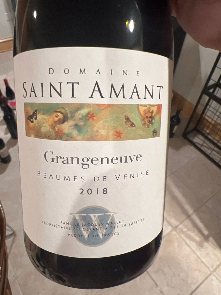 2018 Domaine SaintAmant BeaumesdeVenise Grangeneuve, France, Rhône, Southern Rhône, Beaumes