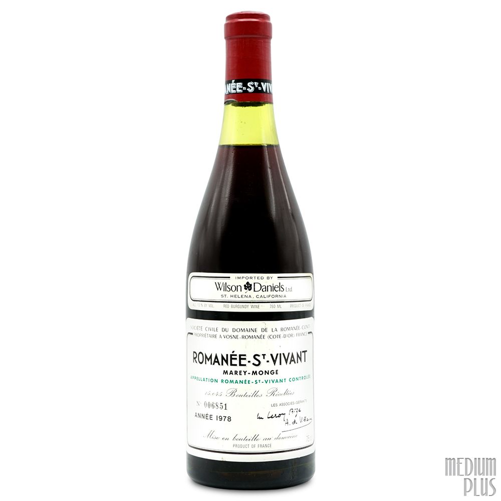 ロマネサンヴィヴァン　1987 1987 Domaine de la Romanée-Conti Romanée St. Vivant - CellarTracker