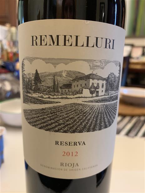 2012 La Granja Nuestra Señora de Remelluri Rioja Reserva, Spain, La ...