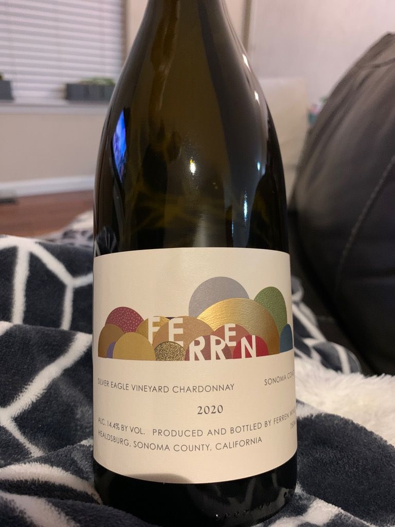 2020 Ferren Wines Chardonnay Silver Eagle Vineyard, USA, California ...