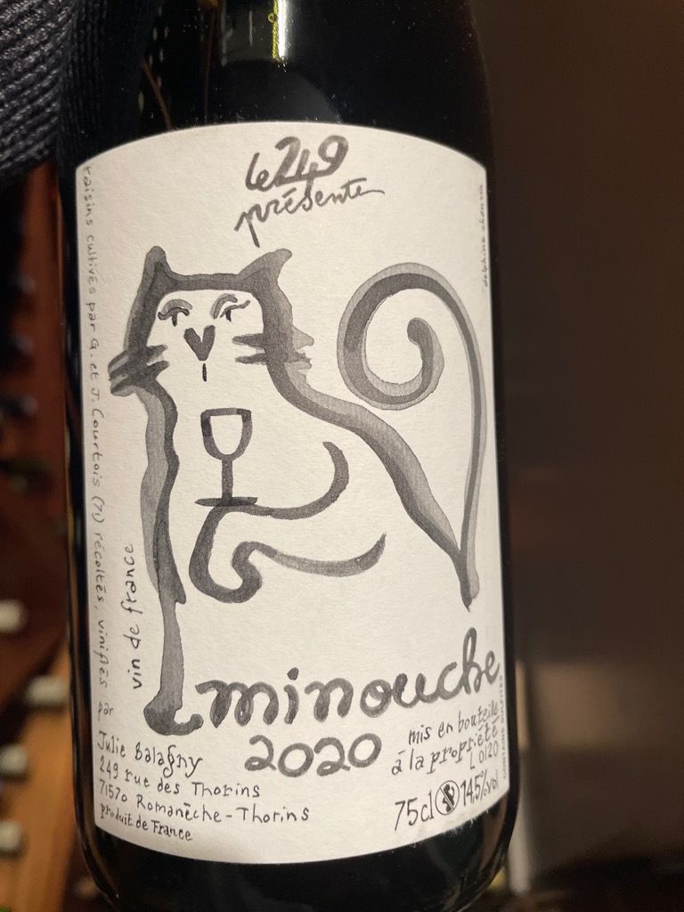 ジュリー・バラニー　ミヌーシュ 2021 Julie Balagny Vin de France Le 249 Présente Minouche