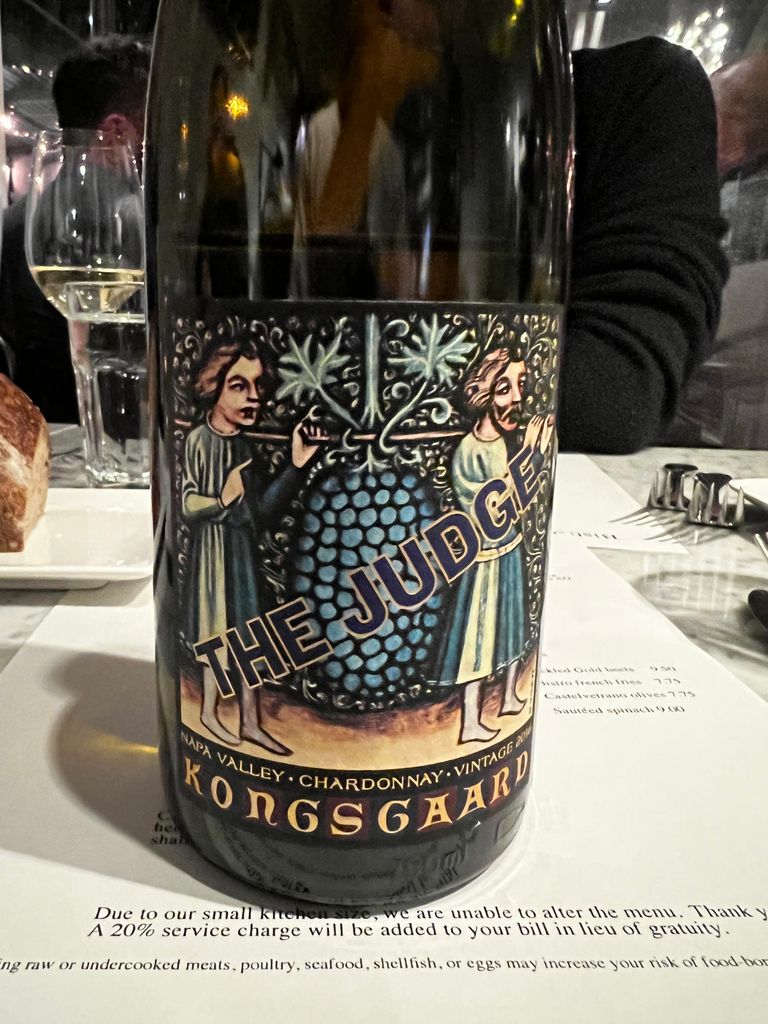 2022 Kongsgaard Chardonnay The Judge - CellarTracker
